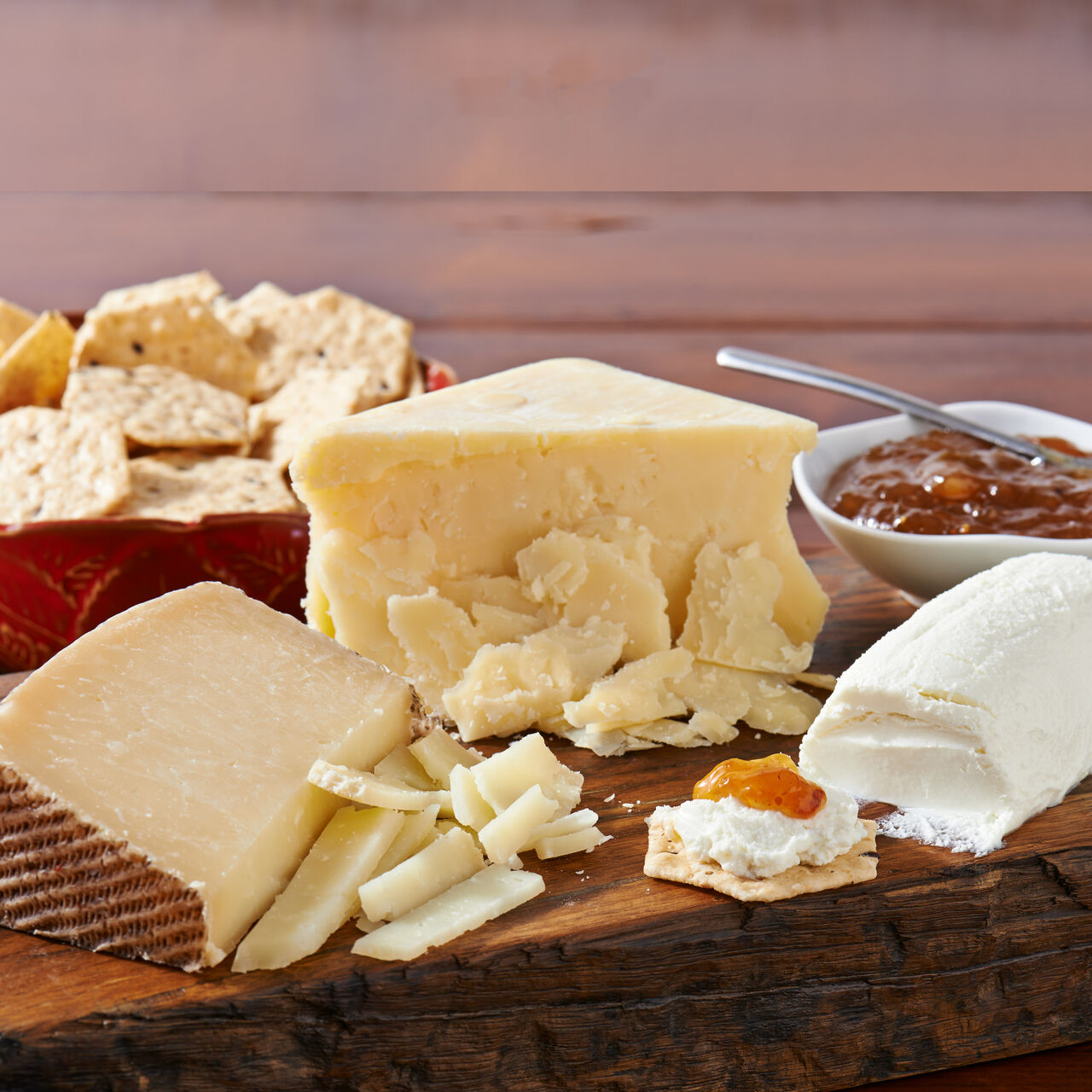 Curated selection of handcrafted kosher cheeses and dairy products